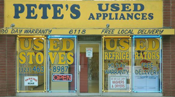 Pete's used appliances